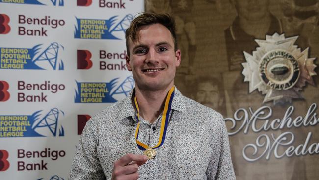 Strathfieldsaye's Jake Moorhead has taken out the Michelsen Medal in the Bendigo league. Picture: SSA Imaging