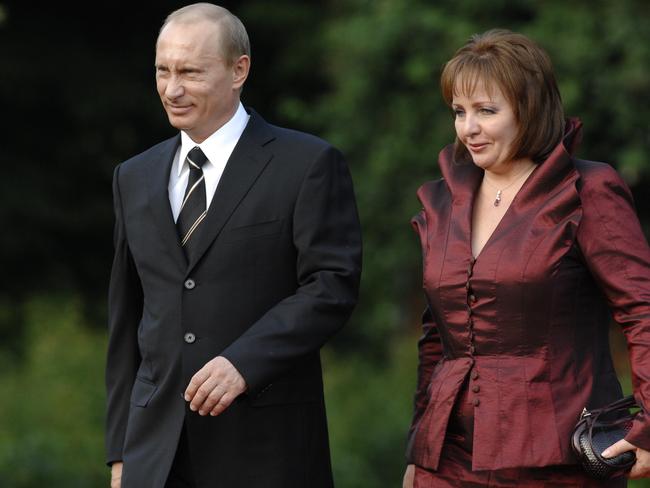 Russian President Vladimir Putin and his wife Ludmilla at a G8 summit in Germany. Picture: Getty