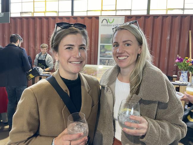 Millie and Sarah at the 2023 Mould Cheese Festival in Melbourne. Picture: Himangi Singh.