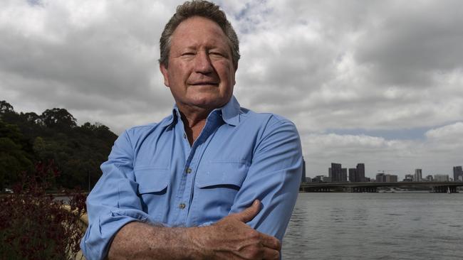 Andrew Forrest isn’t letting up in his battle against Facebook. Photo: Marie Nirme