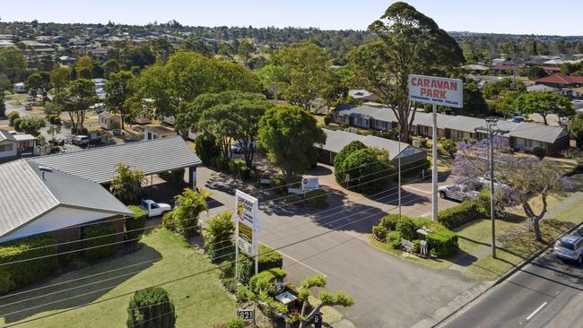 The Toowoomba Motor Village at 821 Ruthven St, Kearneys Springs.