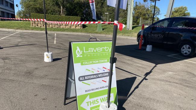 Laverty Pathology’s new clinic set up. Picture Amy Ziniak