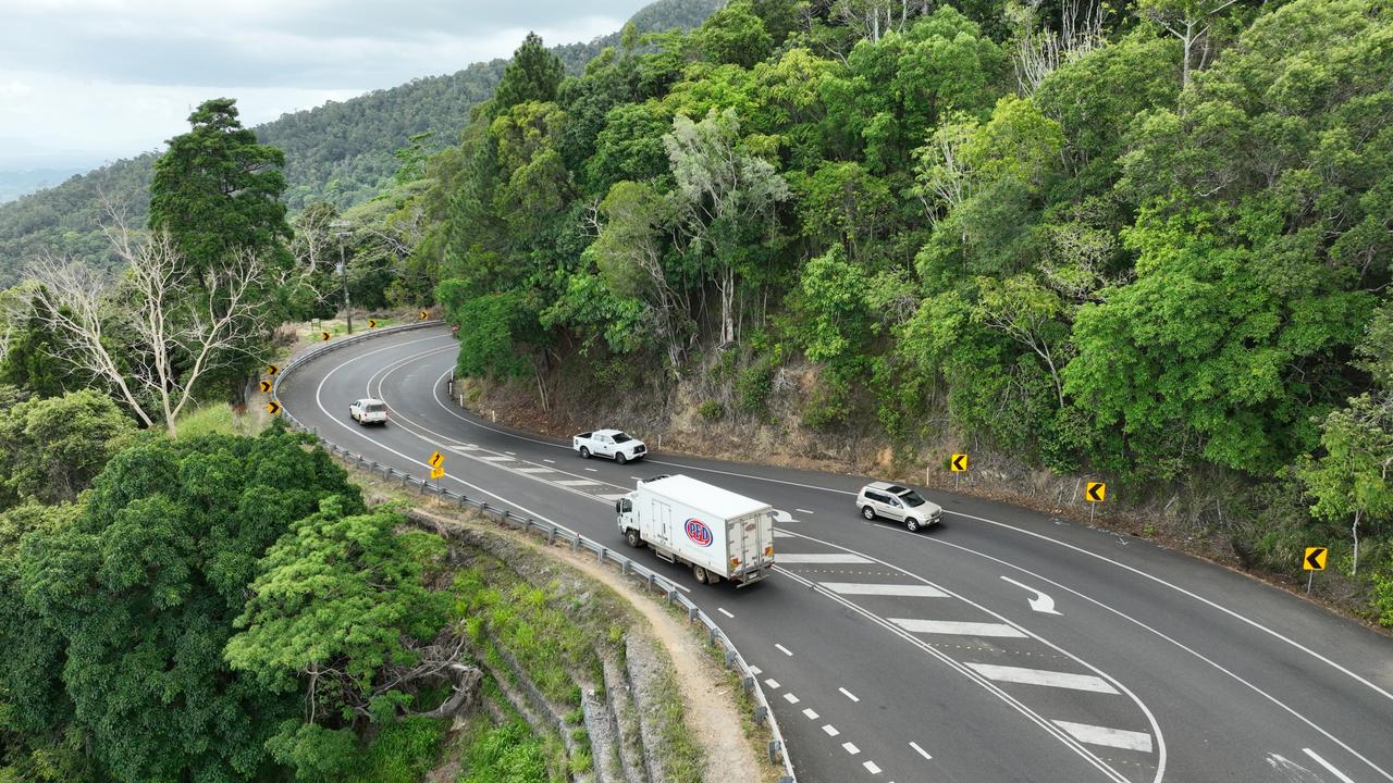 An alternative route from Cairns to the Tablelands would ease pressure on the 63km Kuranda Range Road. Picture: Brendan Radke