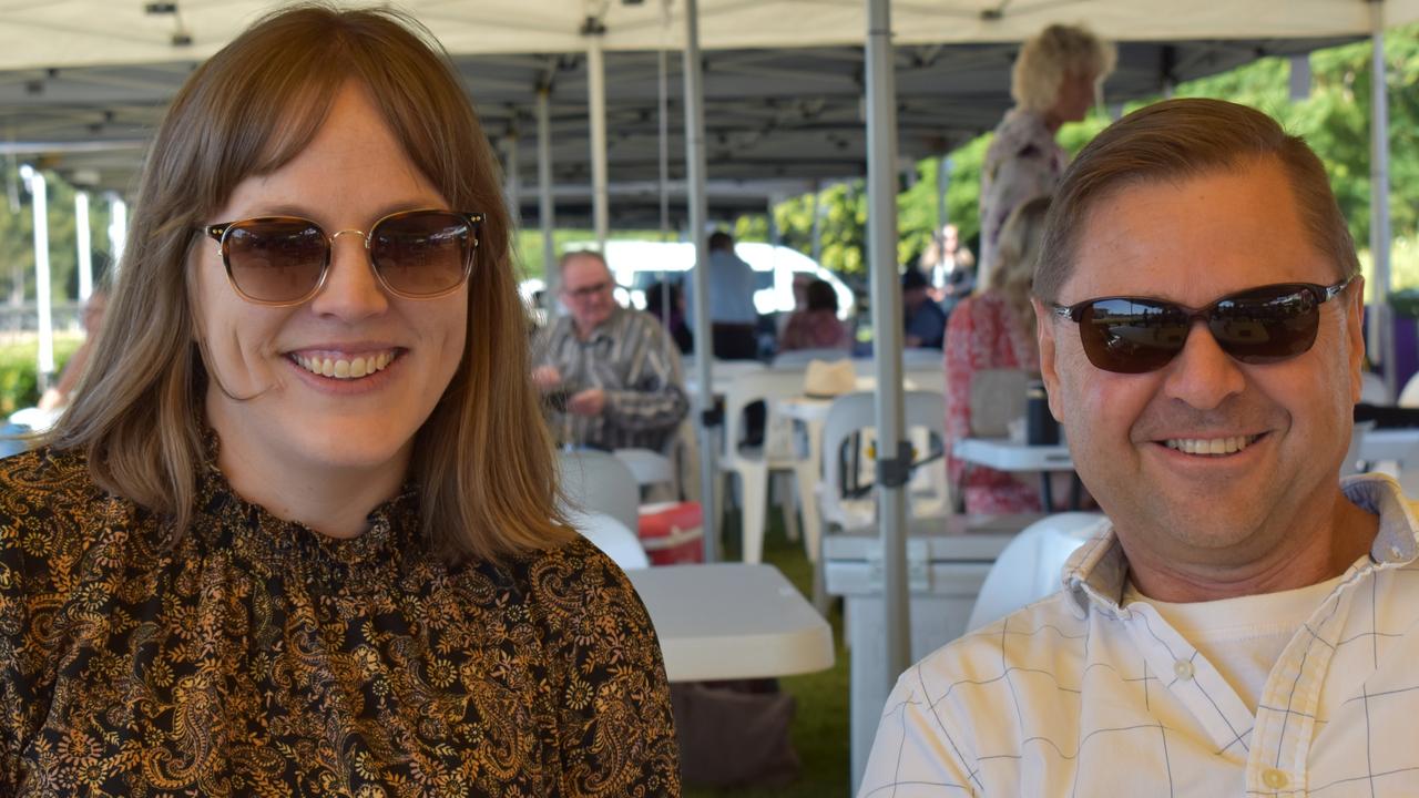 Michelle Muir and Gordon Kil at the 2022 Gympie RSL Club Cup race day.