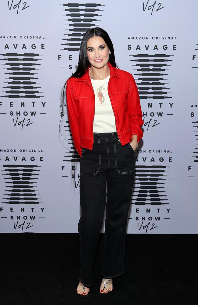 Demi Moore also appeared in the show. Picture: Getty Images for Savage X Fenty