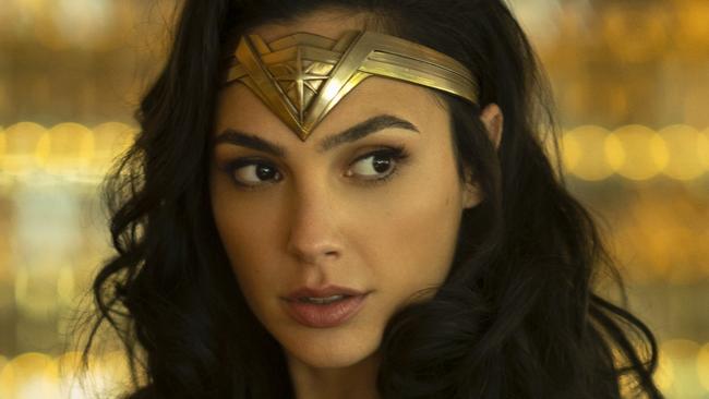 Gal Gadot in a scene from Wonder Woman 1984.