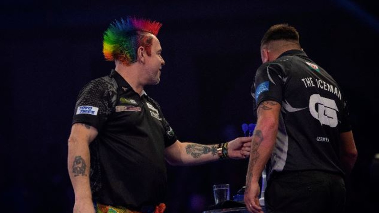 World Darts Championship 2019 Gerwyn Price, Peter Wright handshake