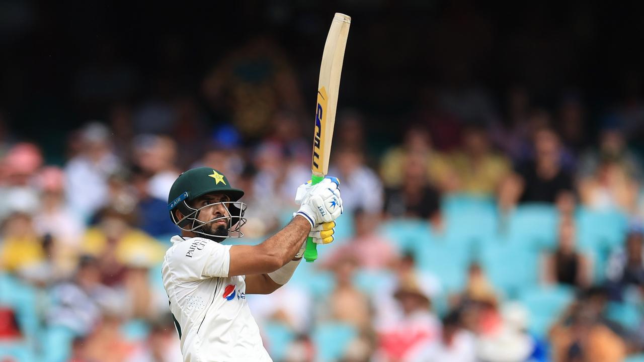 Aamir Jamal tees off for Pakistan. (Photo by Mark Evans/Getty Images)