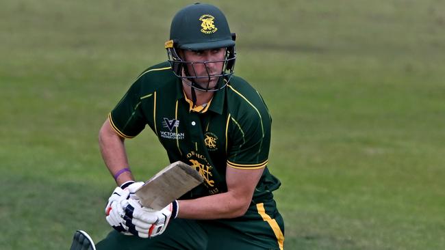 Joshua Sundberg in action for Northcote. Picture: Andy Brownbill