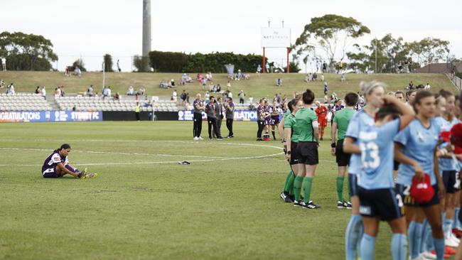 Jubilee Oval was used for the W-League grand final, where Sydney FC beat Perth Glory. Picture: Getty