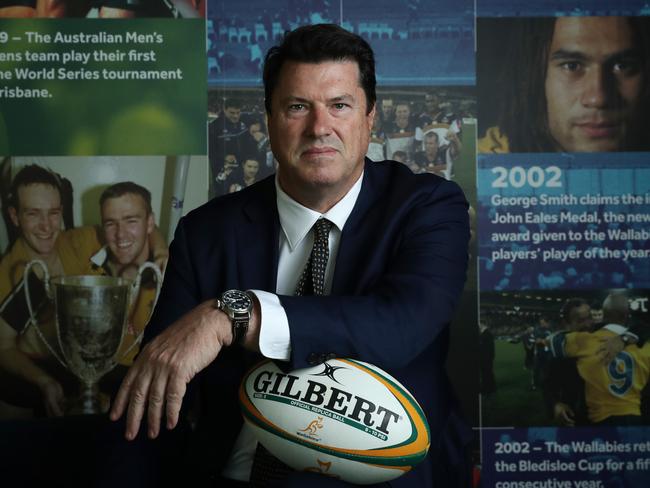 2/11/23: Exclusive interview with under pressure Rugby Australia chief Hamish McLennan. John Feder/The Australian.