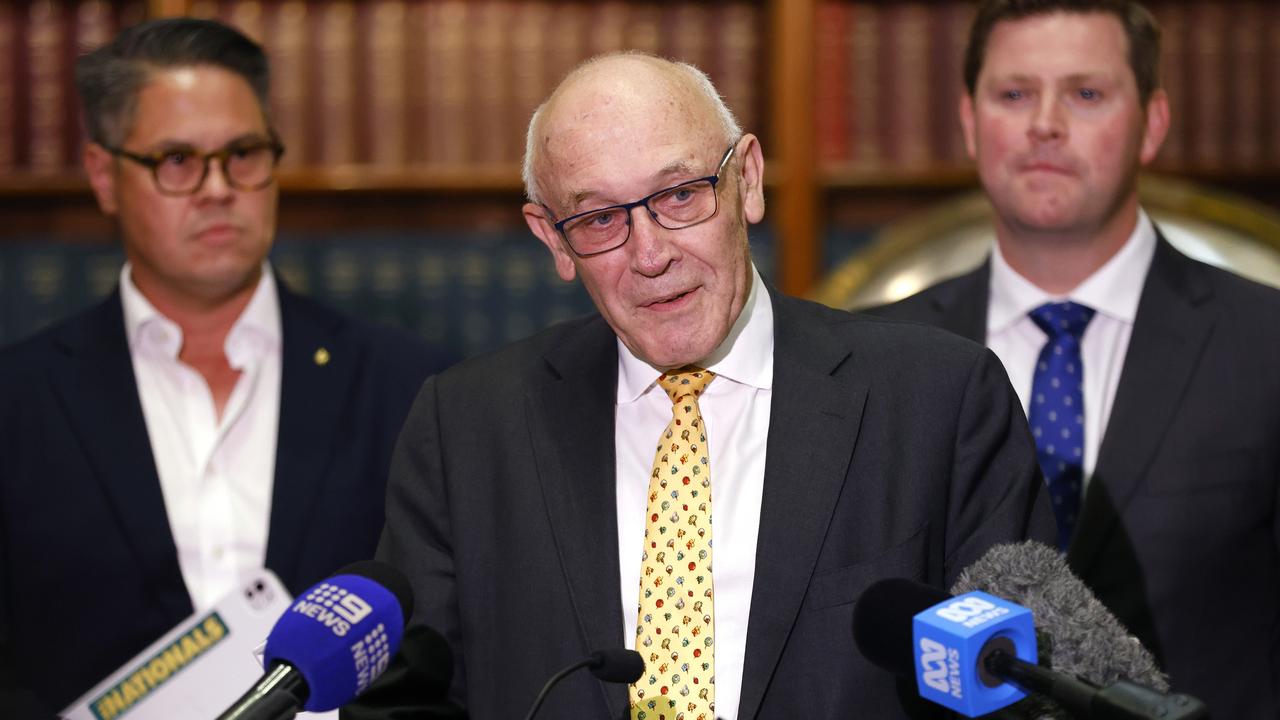 Damien Tudehope as Shadow Treasurer at NSW Parliament House in 2024. Picture: NewsWire/Damian Shaw