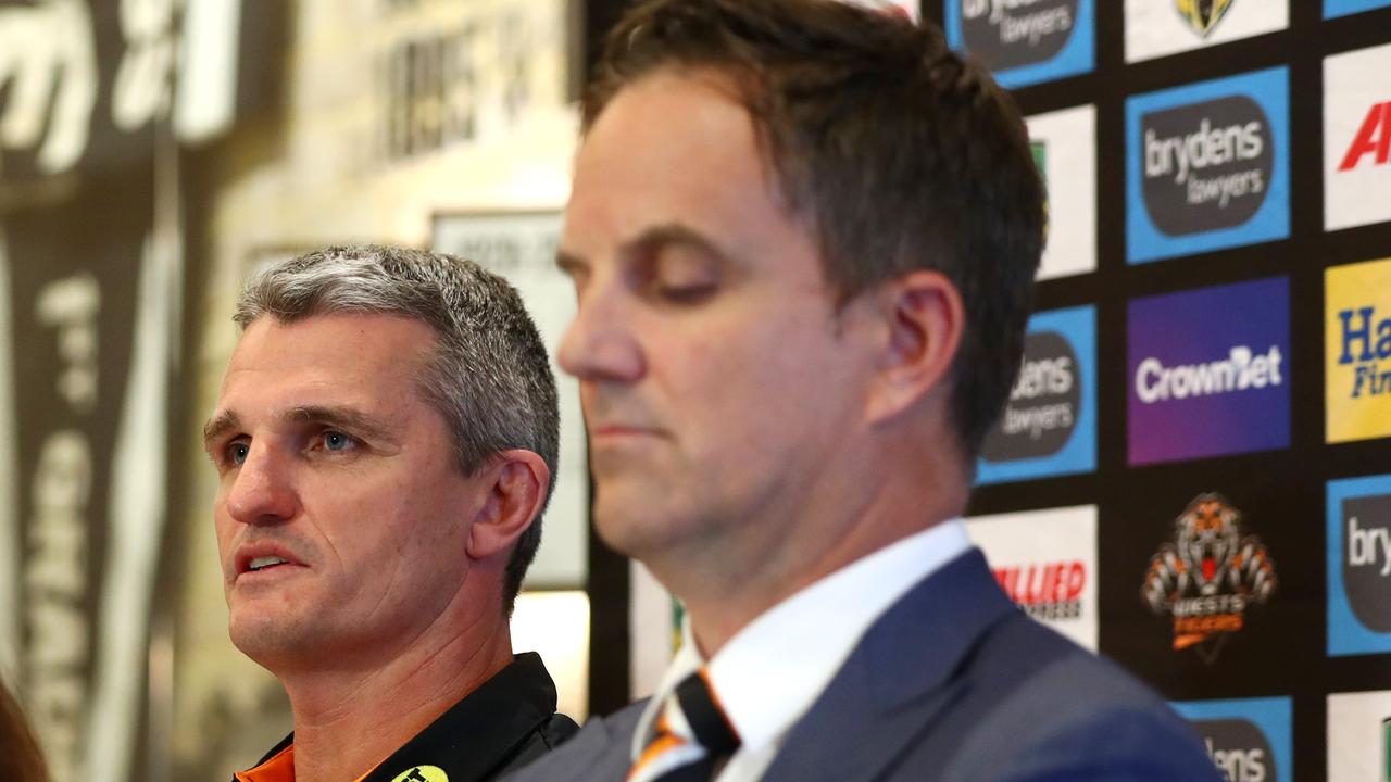 Ivan Cleary is still feeling the heat from the Tigers. Picture ; Gregg Porteous
