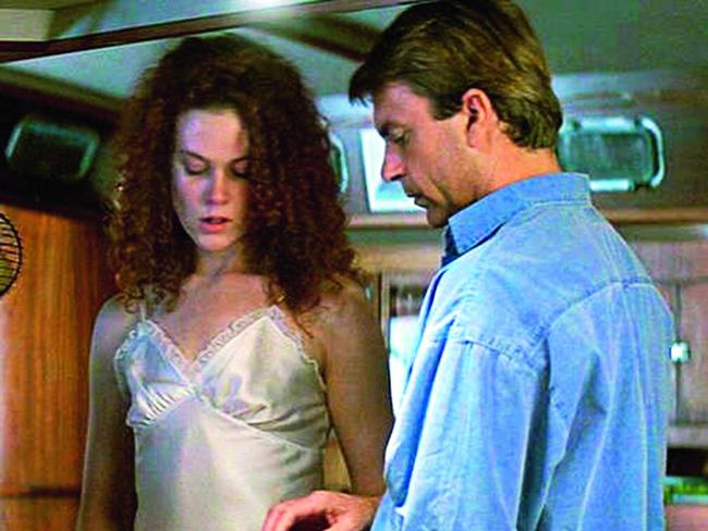 Sam Neill and Nicole Kidman in Dead Calm, the film that put Kidman on Hollywood’s radar. Picture: Supplied