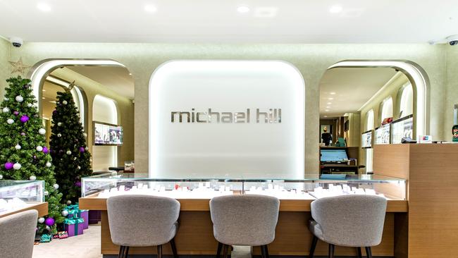 A Michael Hill Jewellers store in Brisbane. Picture: AAP