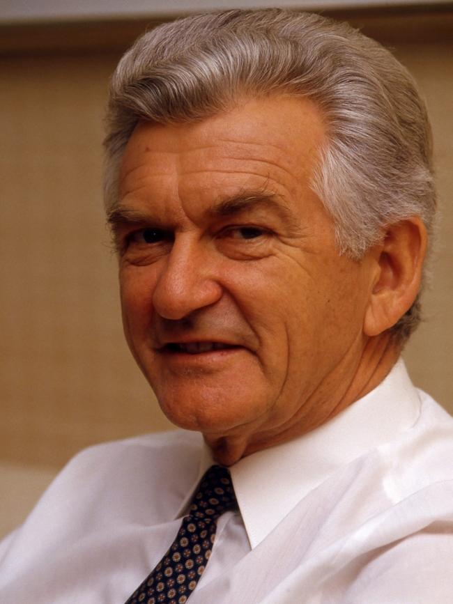 Former Australian Prime Minister Bob Hawke.