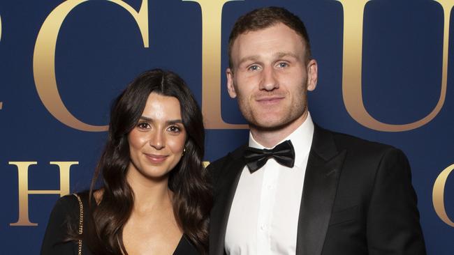 Adelaide Crows Red Carpet Arrivals - Rory Laird and Eli Taylor    5th October 2024. Picture: Brett Hartwig