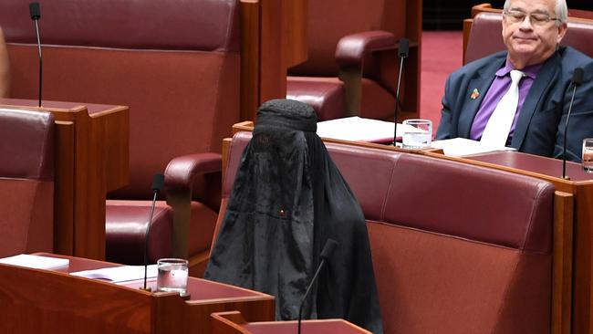 Pauline Hanson Goes Burka In Senate | The Australian