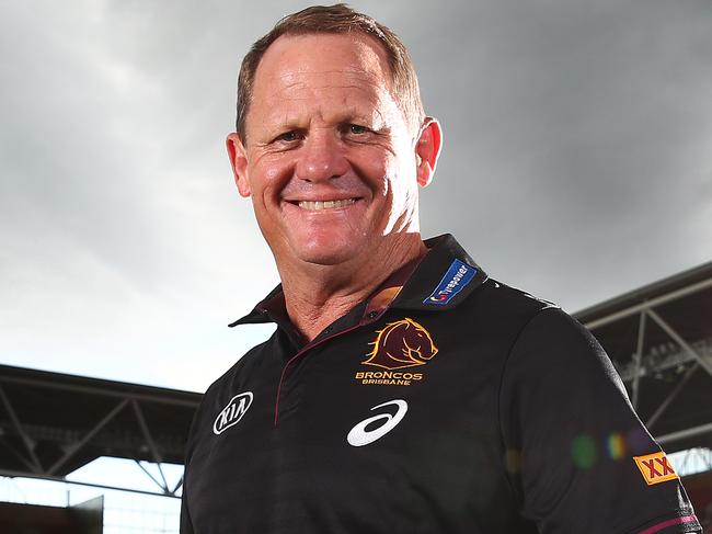 Broncos coach Kevin Walters at Suncorp Stadium ahead of the start of the 2021 season. Picture: Adam Head