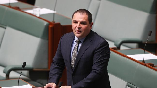 South Australian federal Liberal MP Tony Pasin says ‘using offensive language and trashing a Commonwealth office is not on’. Picture: Kym Smith