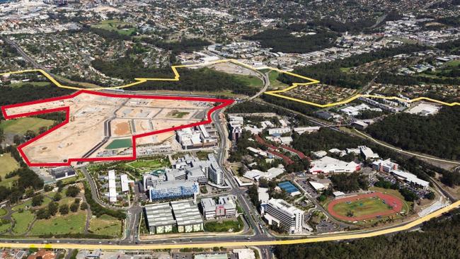 There are 15,000 people working from the Gold Coast Health and Knowledge Precinct