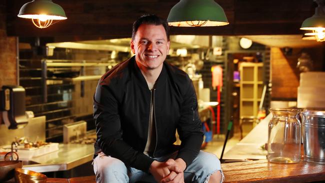 Restaurateur Stefano de Blasi at the site of his new Italian restaurant Eterna, which he will open at the end of the month in the former Longtime eatery location, Fortitude Valley. Picture: Liam Kidston.