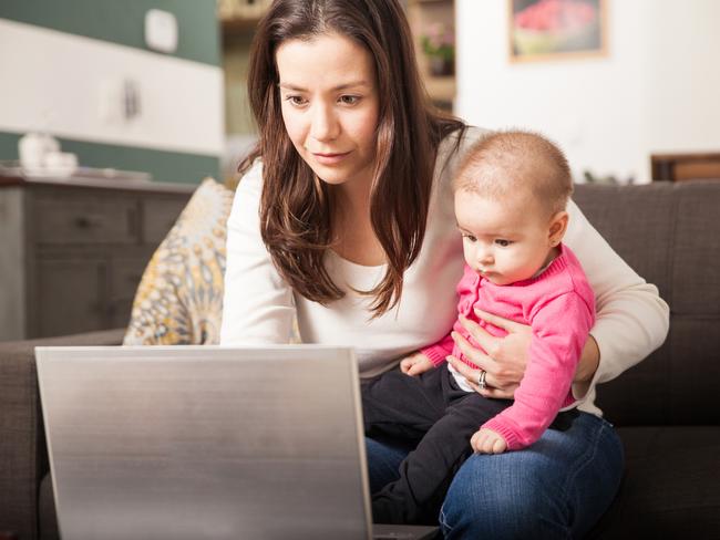 Is this how you imagine working mothers? How do you imagine working fathers?