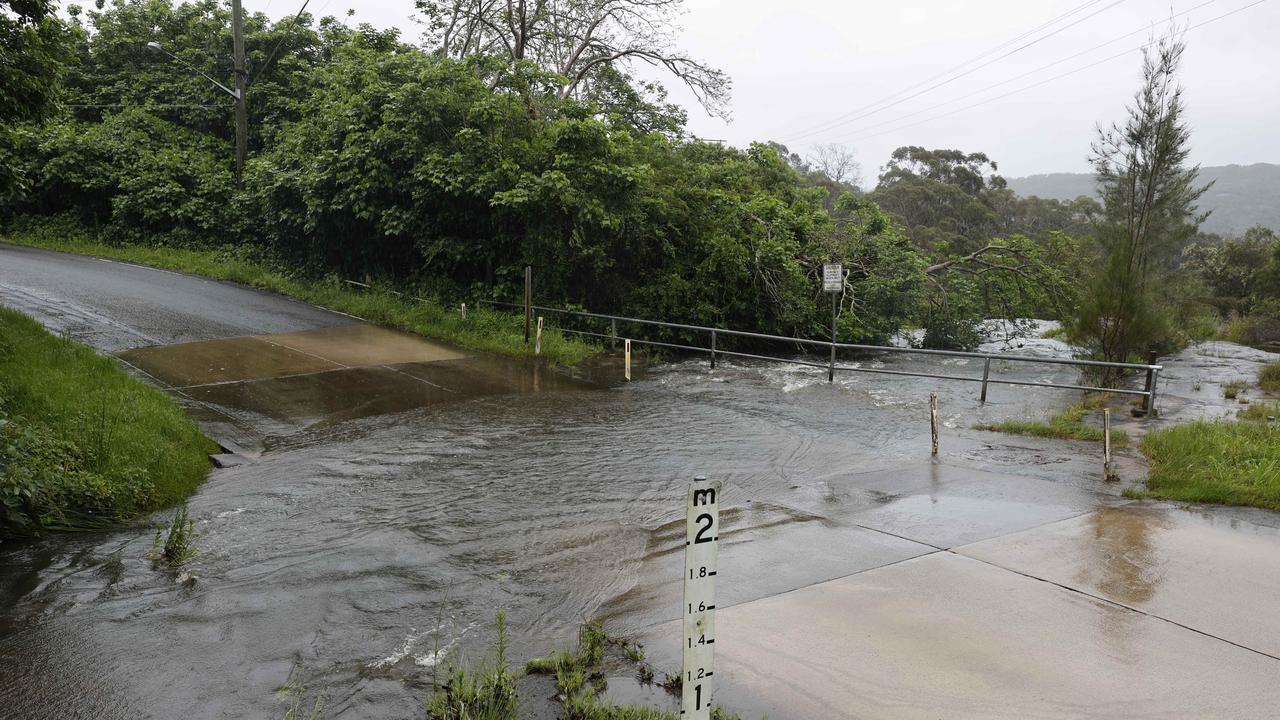 Several roads in the state were made impassable by the flood waters. Picture: Tim Hunter.
