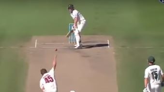 This, from the 2012-13 Sheffield Shield final, is Bailey’s technique at its purest. Picture: Cricket.com