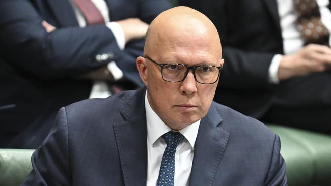 Opposition Leader Peter Dutton attacked Labor for delaying reform to at least early 2025. Picture: NewsWire/ Martin Ollman