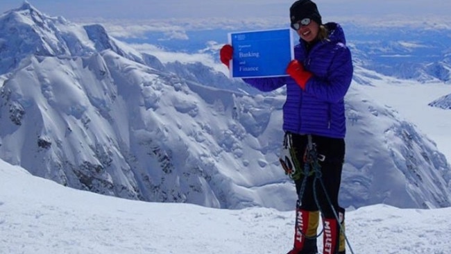 Monash University business lecturer Maria Strydom has died from altitude sickness after reaching the summit of Mount Everest. Source: Facebook