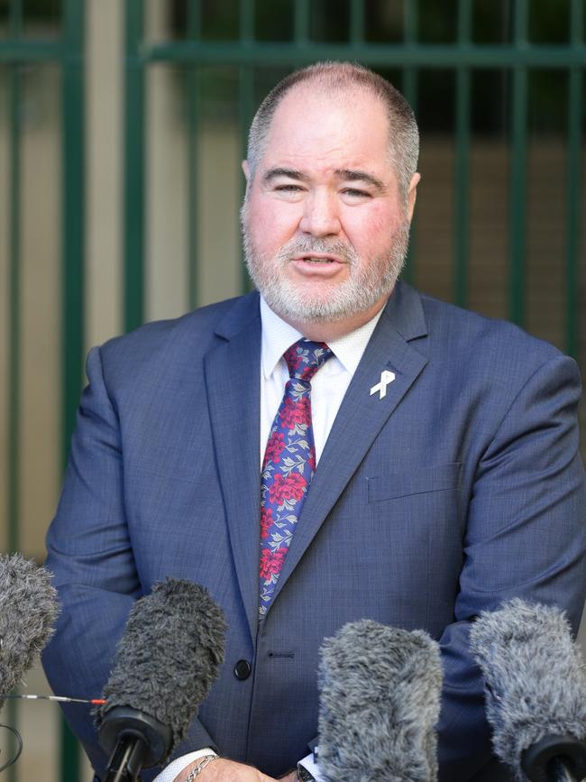 Kevin Bates, President QLD Teachers Union. Picture: Liam Kidston.