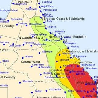 Thunderstorms are possible in parts of the Far North today. Severe thunderstorms are likely from the Gold Coast to Rockhampton and possible as far north as Mackay. SOURCE: Bureau of Meteorology