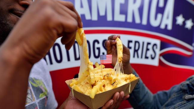 Fries done right at Mr America Hotdogs and Fries.