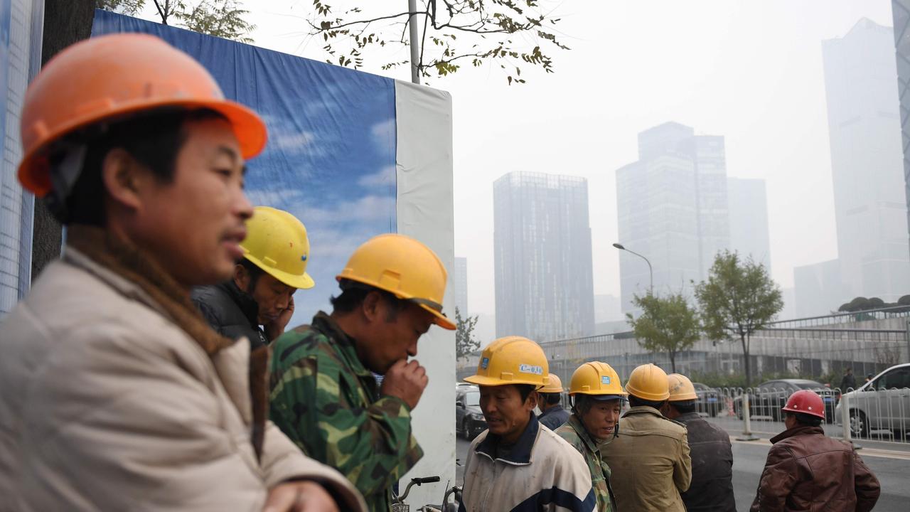 China needs Australia’s iron ore to continue with its huge building projects. Picture: Greg Baker/AFP