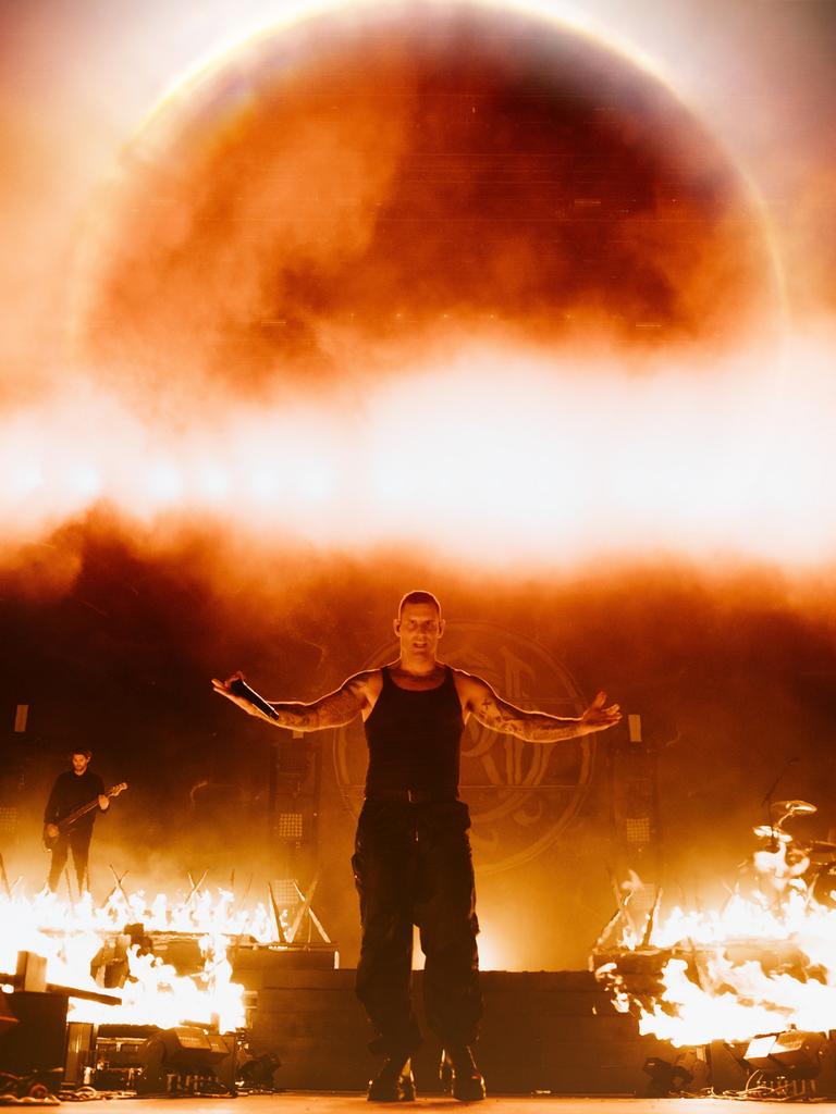 Winston McCall of Parkway Drive. Picture: Third Eye Visuals