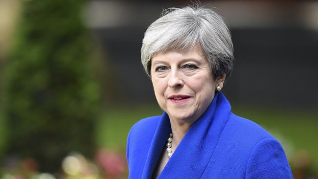 Former UK Prime Minister Theresa May. Picture: Getty Images