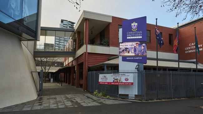 Students of the Christian Brothers College boys’ school were allegedly involved in an altercation with students of the nearby all-female St Aloysius College. Picture: Matt Loxton