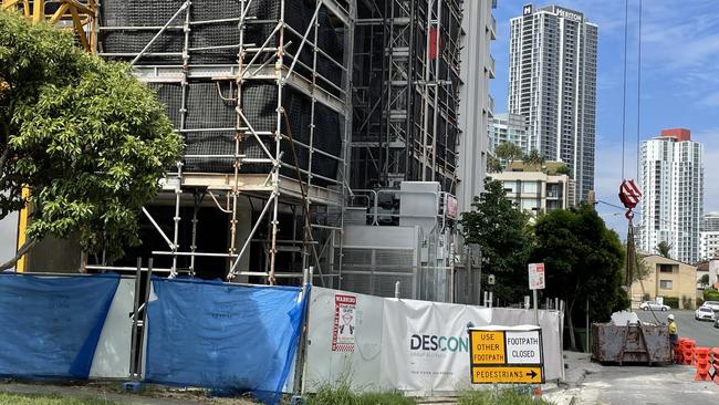 The Waverley Residences, under construction by Descon in Southport.