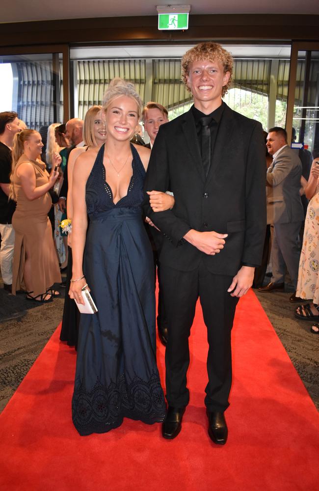 Bronte Inman and Oliver Madden at the Suncoast Christian College formal 2024.