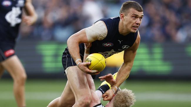 Patrick Cripps is an outstanding leader for the Blues. Picture: Getty Images