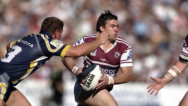 Shayne Dunley played 70 games for the Manly Sea Eagles between 2004 and 2007. Picture: Sam Ruttyn