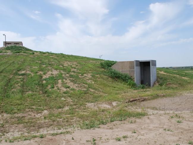 The exact location of the silo is top secret. Picture: Courtesy Larry Hall