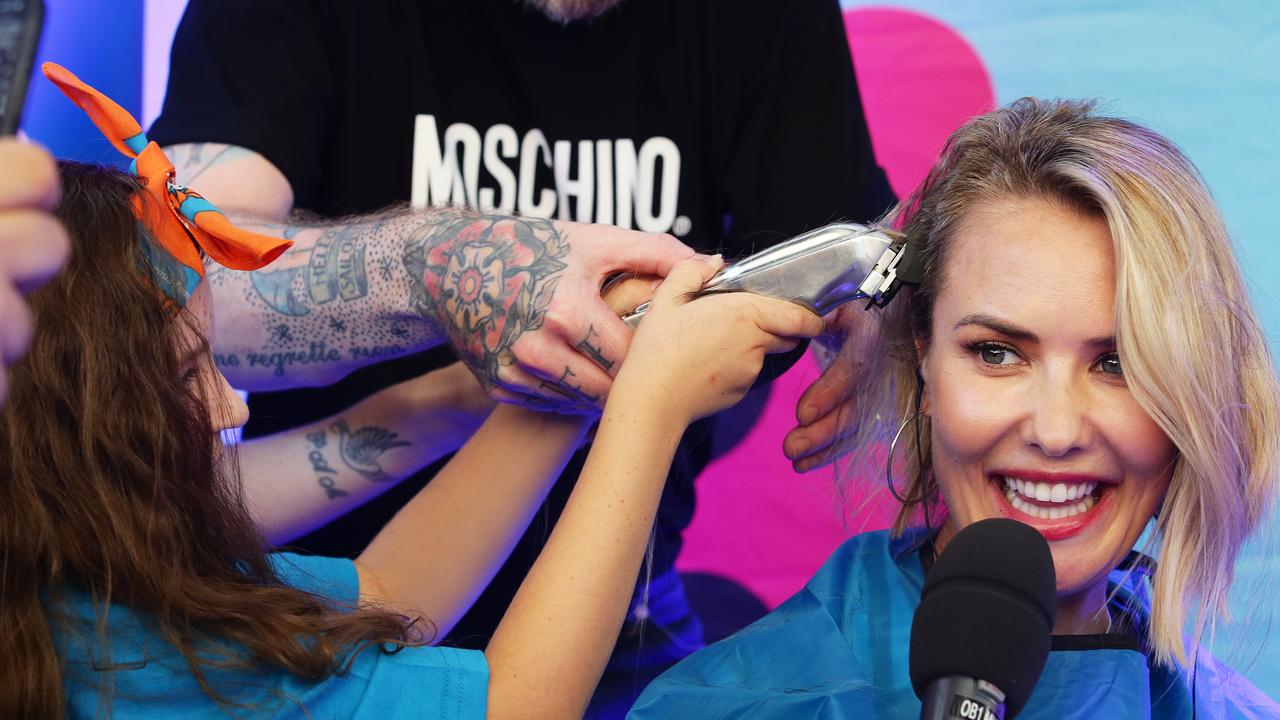 Hit105s Abby Coleman Shaves Her Head Raises 64k For Cancer Research