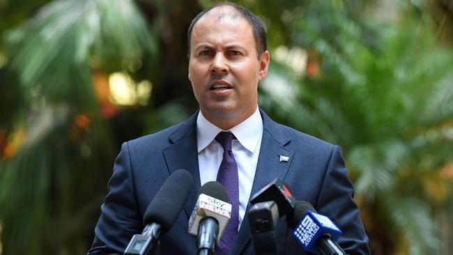 Treasurer Josh Frydenberg. Picture: AAP