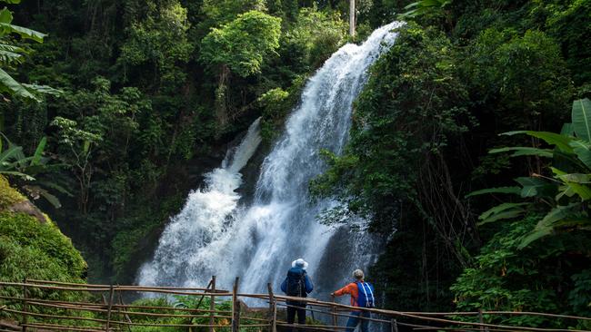 Waterfall in Inthanon National Park, near Chiang Mai.