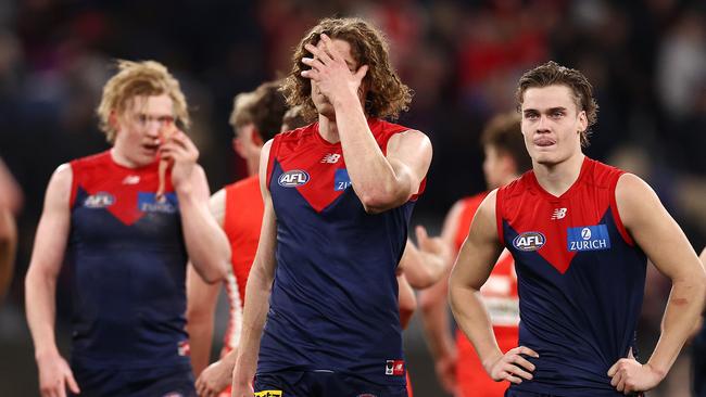 Key forward Ben Brown after the loss to Sydney. Picture: Michael Klein