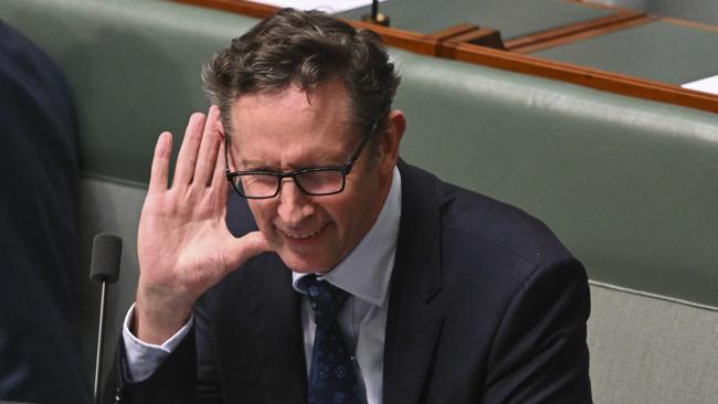 Stephen Jones MP during Question Time at Parliament House in Canberra. Picture: NCA NewsWire / Martin Ollman