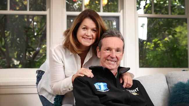 Neale Daniher with his wife Jan. Picture: David Caird