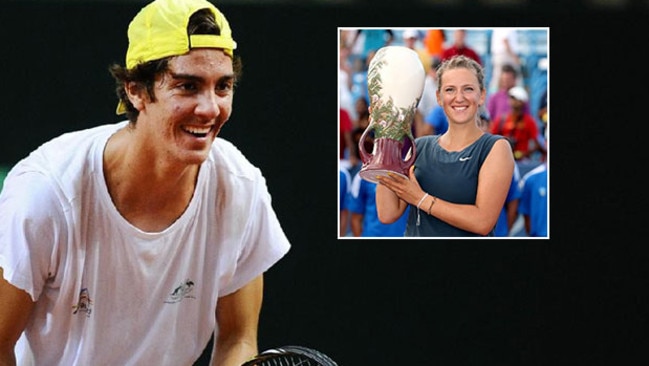 Victoria Azarenka In Instagram Hook Up With Aussie Teen Thanasi Kokkinakis The Courier Mail